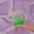 Caneca de Vidro Jateada Fundo Neon - comprar online