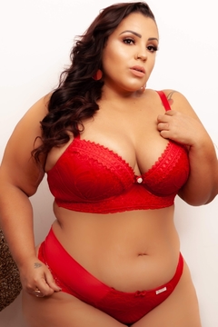 Conjunto Julieta - Plus Size - Vermelho na internet