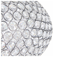 Colgante Esfera Cromo con Caireles - comprar online