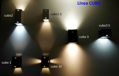 BIDIRECCIONAL EXTERIOR DIFUSOR CUBO 3 LED AR111 - comprar online