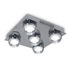 Plafon Led Cuadrado De Techo Lier 25w