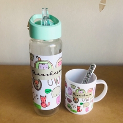 SET BOTELLA + TAZA Y CUCHARA en internet