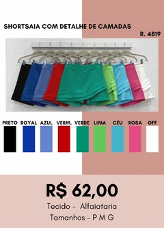 4819 SHORTS SAIA COM DET DE CAMADAS - comprar online