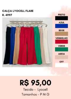 4997 CALÇA LYOCELL FLARE - comprar online