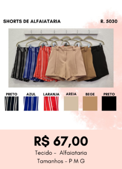 5030 SHORTS DE ALFAIATARIA - comprar online