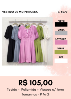 5077 VESTIDO DE MG PRINCESA - comprar online