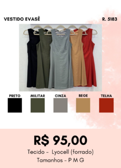 5183 VESTIDO EVASÊ - comprar online