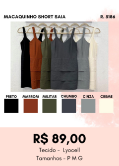 5186 MACAQUINHO SHORTS SAIA