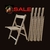 Combo de 6 sillas plegables de madera de guayubira - tienda online