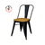 Imagen de Combo 18 Sillas Tolix negro microtexturado asiento de madera