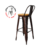 Banqueta Tolix asiento de madera en cobre viejo altura del mismo de 75cm - tienda online
