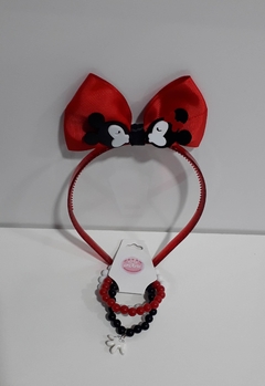 Tiara Beijinho Minnie e Mickey - comprar online