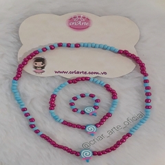 Kit Colar Choker+Pulseira+Anel - comprar online