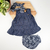 Conjunto Bata e Calcinha Jeans