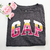 Blusa GAP Chumbo Logo Degradê