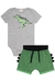 Conjunto Body e Bermuda T-Rex - loja online