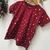 Camiseta Estrelinhas Marsala