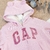 Casaco Sherpa GAP Rosa Glitter na internet