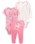 Trio Carter's Elefantinho Rosa - comprar online