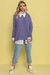 Blusa Tricot Oversized Hinata - Cód.10069 - Clio Modas - Moda Para Mulheres