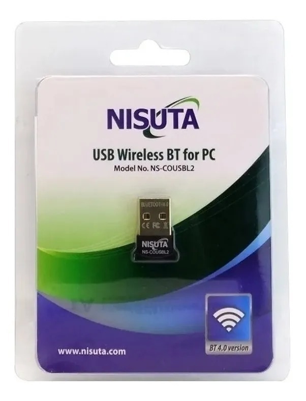 Adaptador Nisuta Usb Bluetooth para Pc Ns-Cousbl2