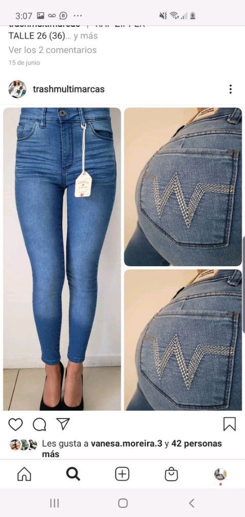 Jeans wanama online mujer