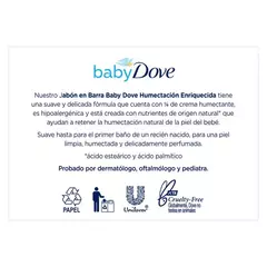 BABY DOVE JABON EN BARRA - comprar online