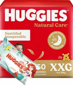 PROMO! Huggies Natural Care + toallitas húmedas La sirenita - Pañalera Pampa