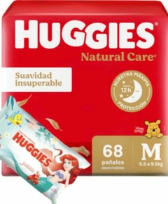 PROMO! Huggies Natural Care + toallitas húmedas La sirenita