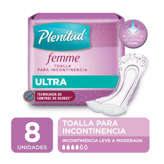 Plenitud toallas Ultra Femme x 8 con alas