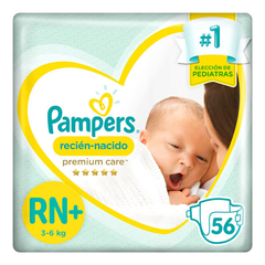 Pampers Premium Care piel delicada hipoalergenico (Ver Talles)p - comprar online