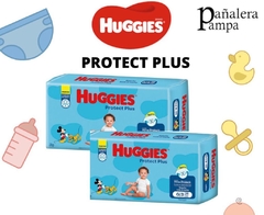 OFERTA HUGGIES PROTECT PLUS 2 HIPERPACK (G - XXG)