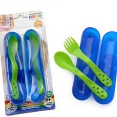 TENEDOR Y CUCHARA CON ESTUCHE BABY INNOVATION