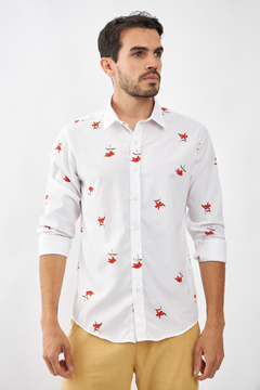 CAMISA M/L FLOWER en internet