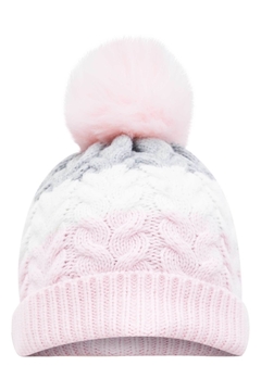 Gorro Kukie em Tricot com pompom no topo