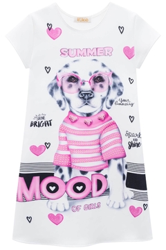 Vestido Infantil Kukie Verão Cachorro com mochila - comprar online