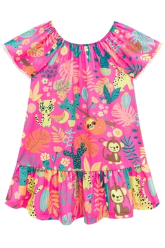 Vestido Kukie Tigrinha em cotton fresh - comprar online