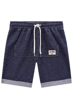 Bermuda Lucboo em malha Denim