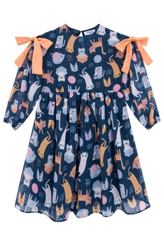 Vestido Infantil Kukie Coleção Alecrim em Chiffon