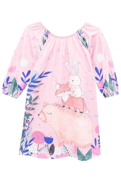 Vestido Infantil Kukie Bichinhos