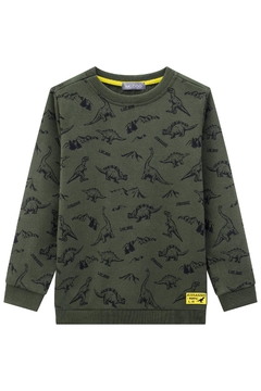 Blusa Infantil Inverno Lucboo Dinossauros