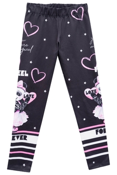 Legging Flanelada Inverno Kukie Pandinha Bailarina