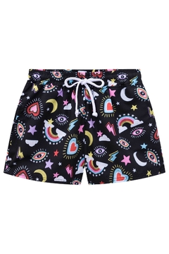 Shorts em nylon juvenil Lilimoon