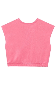 Blusa Cropped regata rosa neon Lilimoon - comprar online