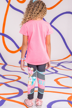 Conjunto Infantil Menina Kukie Blusa e com calça legging na internet