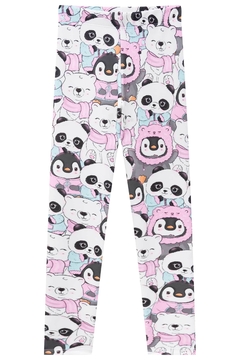 Legging infantil juvenil Kukie Panda, Urso e Pinguim na internet