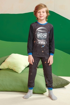 Pijama infantil Lucboo estampa astronauta - comprar online