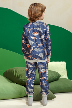 Conjunto infantil inverno menino Lucboo Dinossauros - Lipe & Lissa Kids Moda Infantil