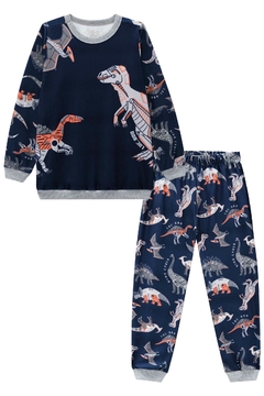 Conjunto infantil inverno menino Lucboo Dinossauros