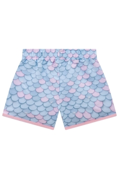 Shorts Infantil Kukie sereia em nylon - comprar online